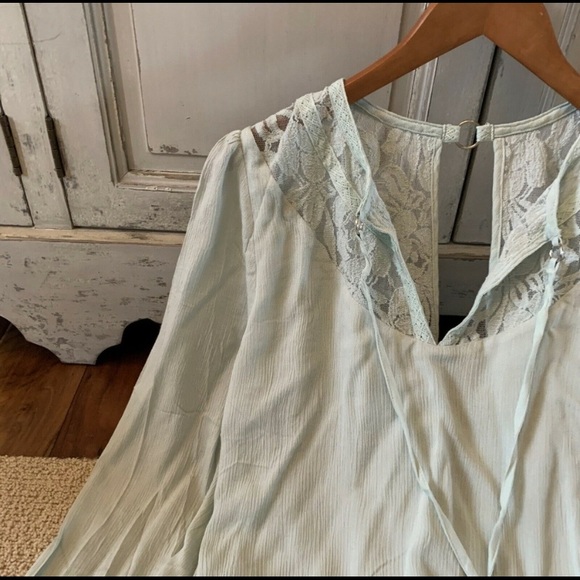 Small Bohemian Ethereal Lace Tunic Dress  - NWT - Picture 3 of 4